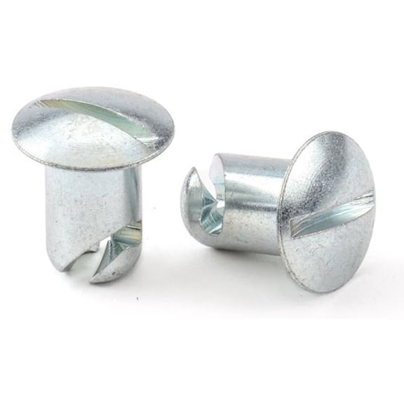 JEGS Quarter-Turn Fastener Buttons 3/8 in. Slotted Oval-Head