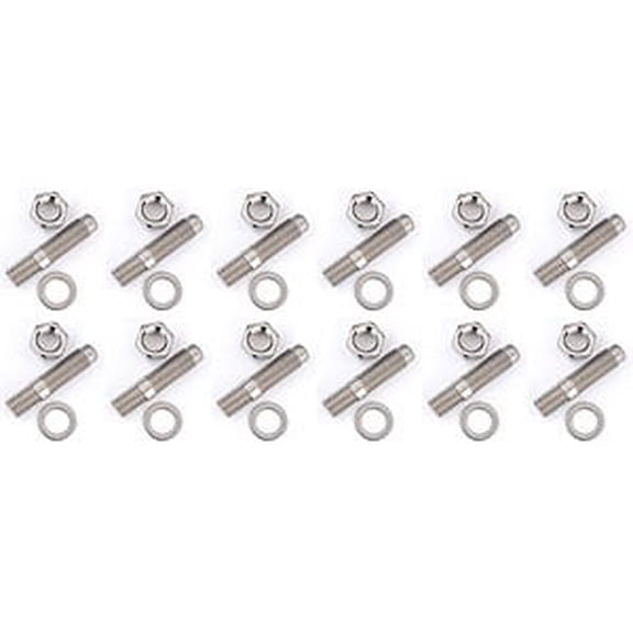 JEGS Header Stud Kit Fits Small Block Chevy & Other Engines w/ 3/8" Header Studs