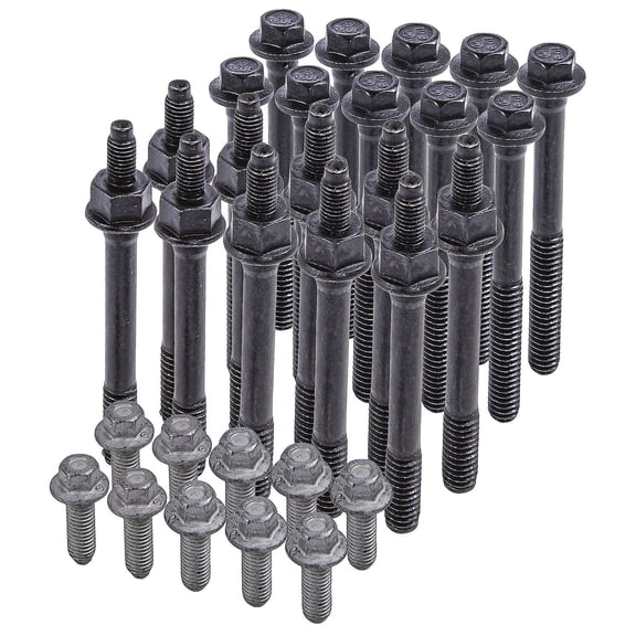 JEGS Main Bearing Cap Bolt Kit for Chevy Small Block LS-based Engines [6-bolt Style]