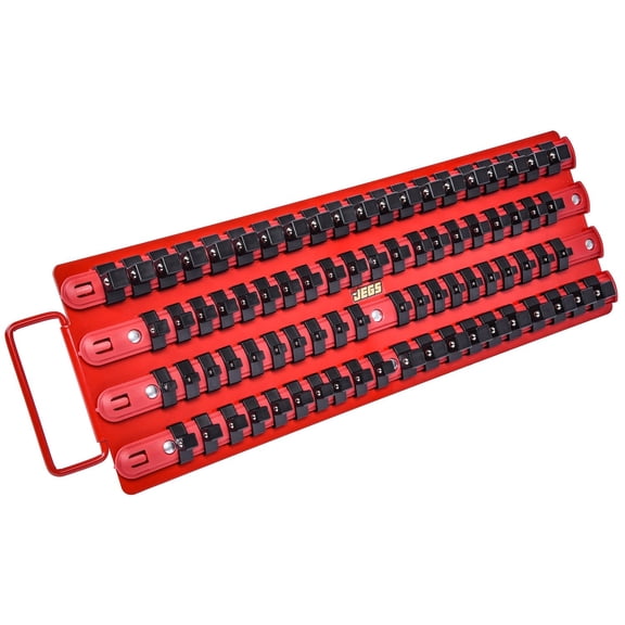 JEGS Socket Organizer [Holds 80 Sockets]