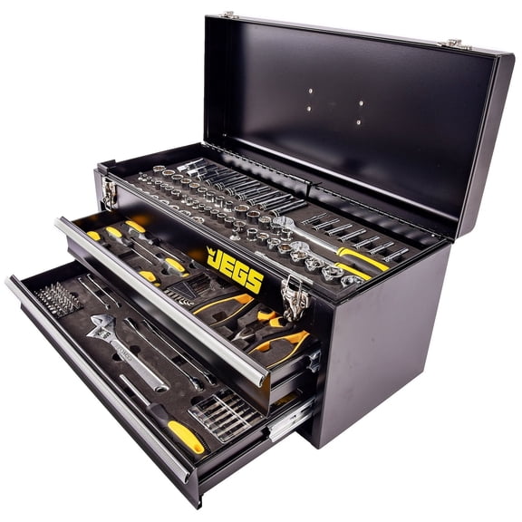 JEGS Mechanic's Tool Box Set [170-Piece]