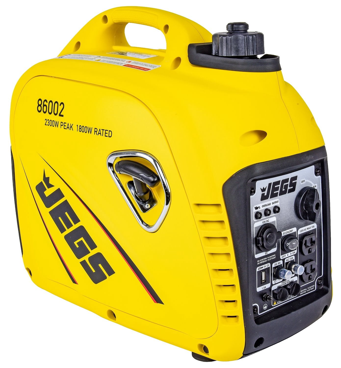 JEGS 2300 Watt SUPER QUIET Premium Portable Inverter Generator with Sine Wave Technology