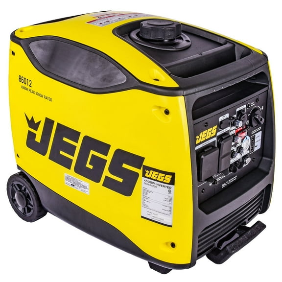 JEGS 4500 Watt SUPER QUIET Premium Portable Inverter Generator with Electric Start & Sine Wave Technology