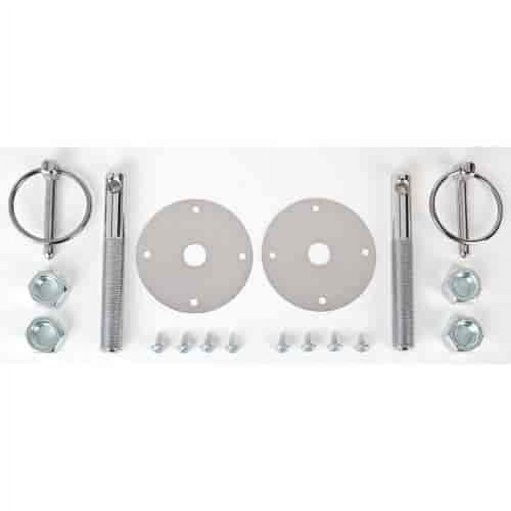 JEGS 90061 Hood and Deck Lid Pin Kit With Torsion Clips