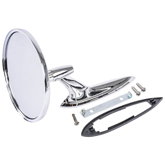 JEGS 90342 Side View Mirror Fits Select 1963-1965 Chevy Cars With Chevy Bowtie L