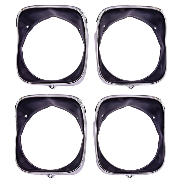 JEGS Headlight Bezels for 1969 Chevrolet Chevelle, El Camino