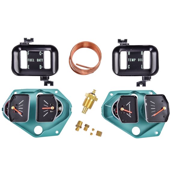 JEGS Gauge Conversion Kit with Ammeter for 1966-1967 Chevrolet Chevelle, El Camino