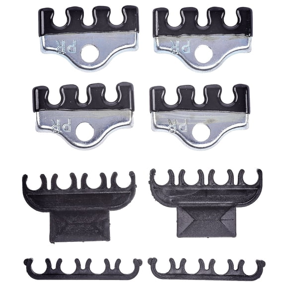 JEGS Spark Plug Wire Retainer Set Fits Select 1967-1972 Chevrolet Small Blocks [Bracket Style, 8-Piece Set]