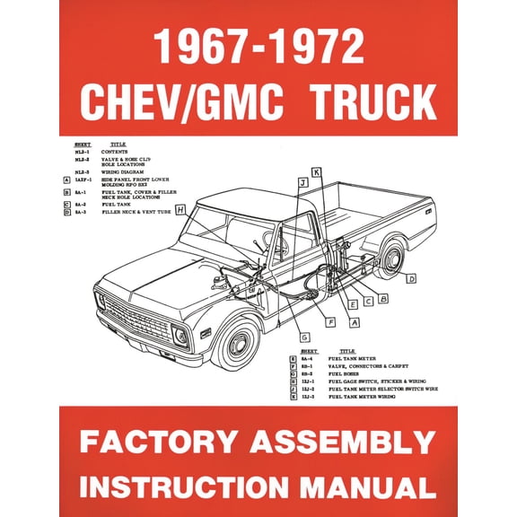 JEGS Assembly Manual for 1967-1972 Chevrolet & GMC Trucks