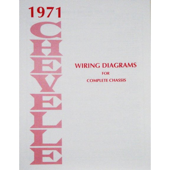 JEGS Wiring Diagram Manual for 1971 Chevrolet Chevelle & El-Camino