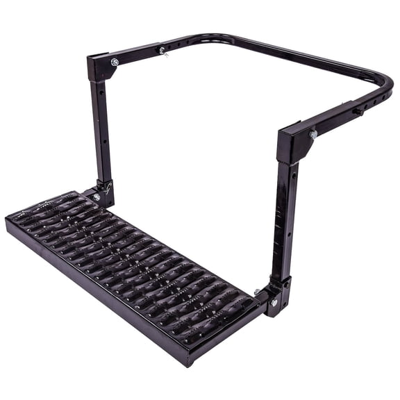 JEGS Adjustable Truck Automotive Steps, Steel Black, 10", 13.09 lbs