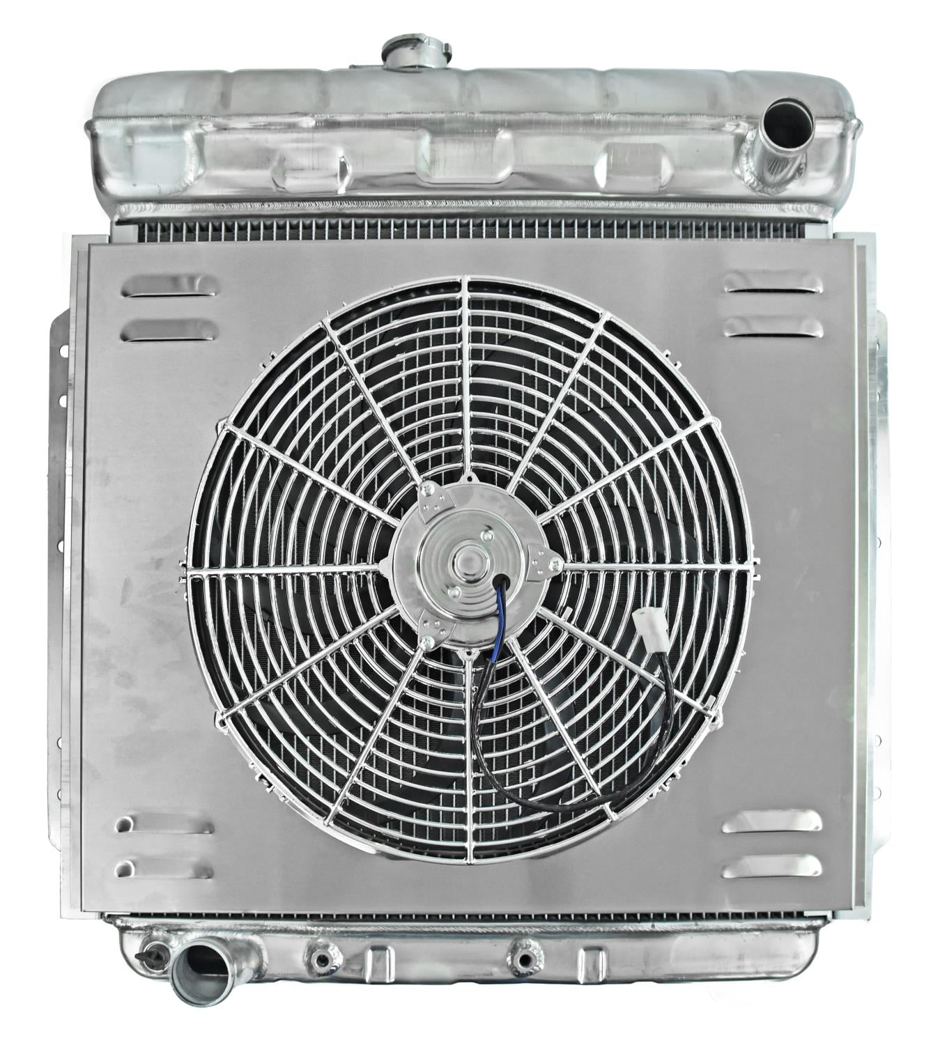 JEGS Aluminum Radiator & Fan Combo for 19531956 Ford Pickup w/Ford V8