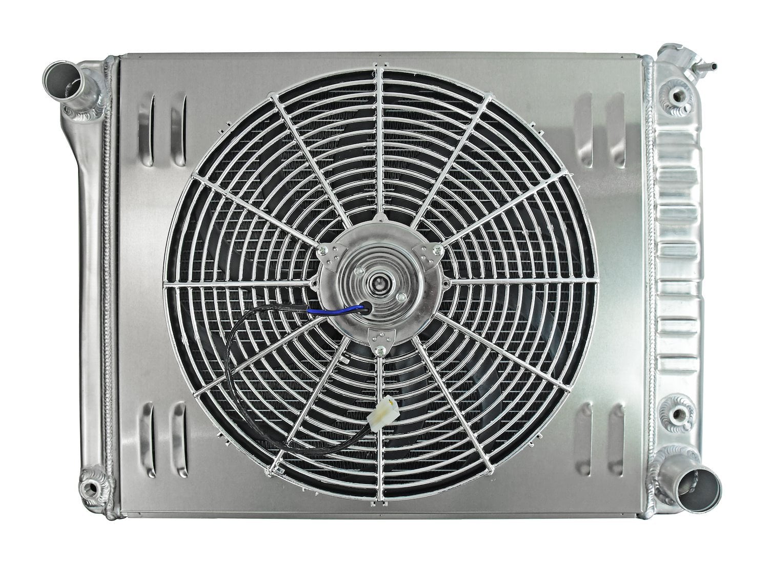 JEGS Aluminum Radiator & Fan Combo for 19671969 Chevrolet Camaro [16