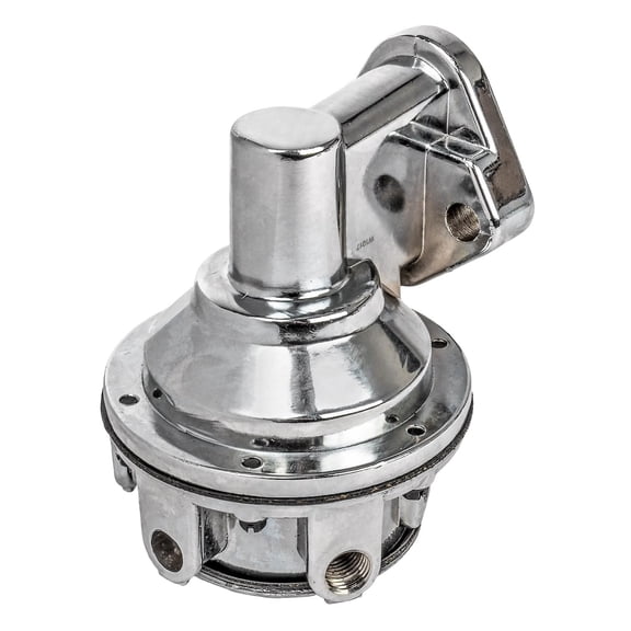 JEGS Chrome Mechanical Fuel Pump Automotive Specialty Parts, 1.7 lb