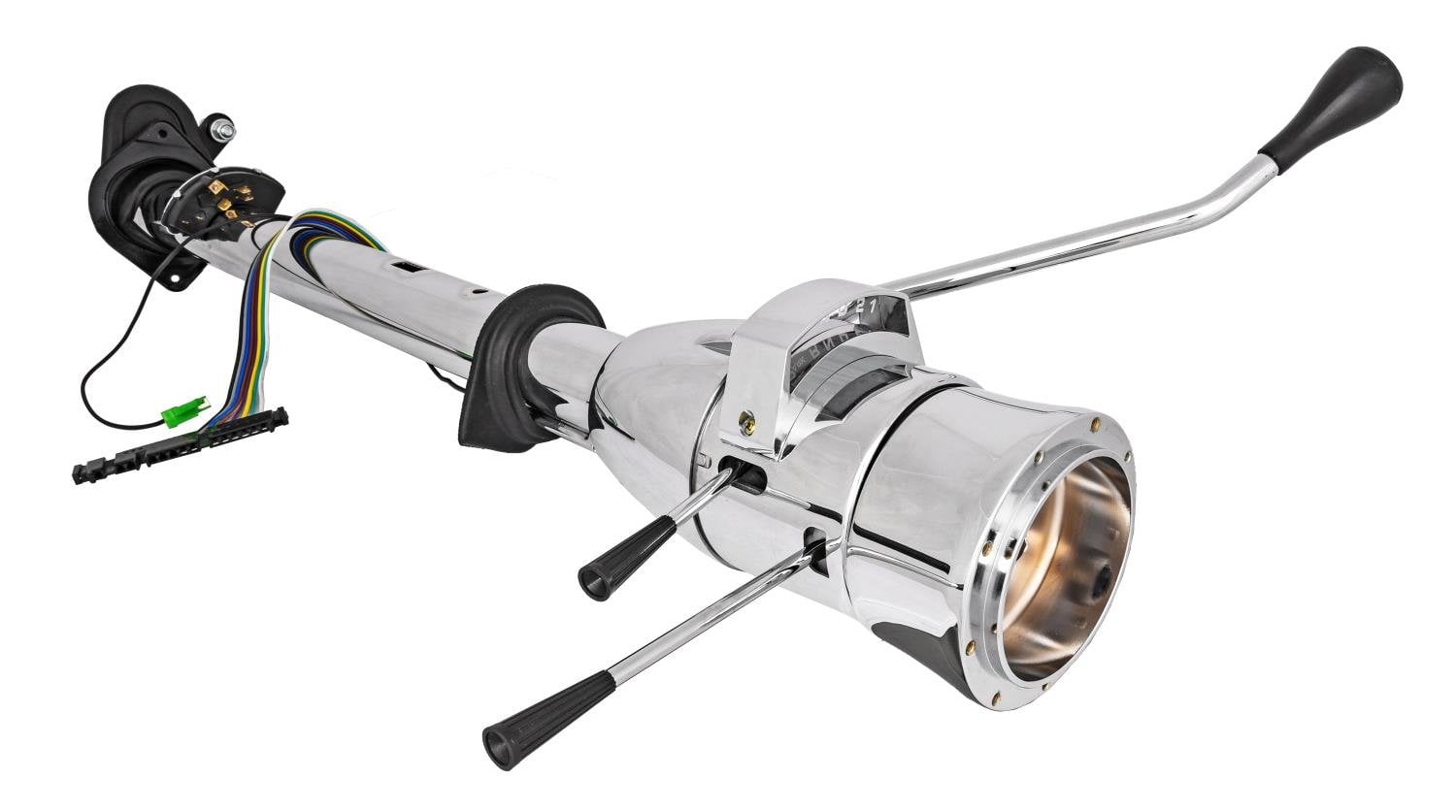 JEGS Column Shift Tilt Steering Column for 19671972 GM Trucks [Chrome