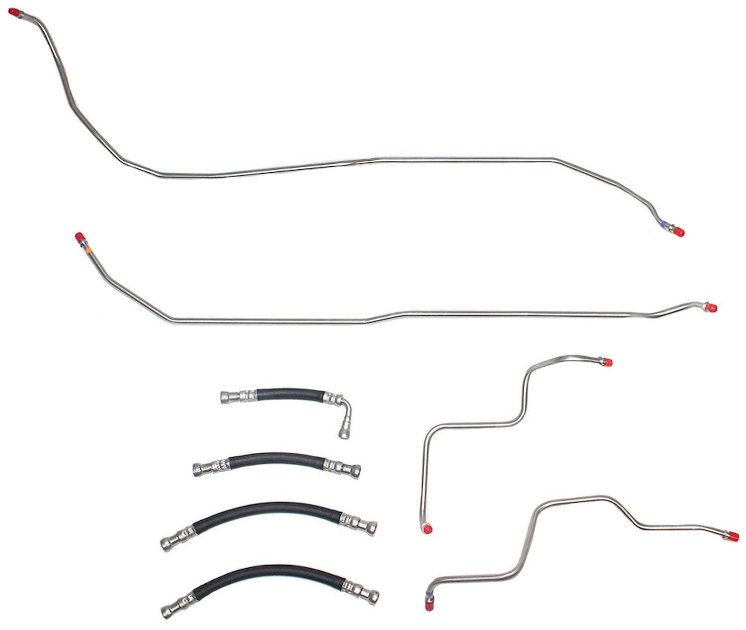 JEGS Complete Fuel Line Kit for 2004-2007 H2 Hummer [Stainless Steel ...
