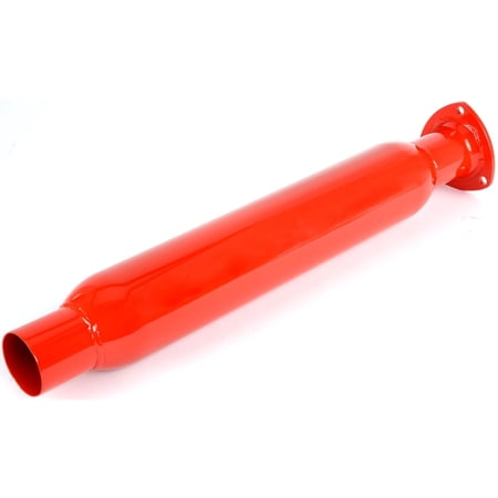 JEGS Corrosive Resistant Glasspack Vehicle Mufflers, Steel Red, 24 in, 7.45 lb