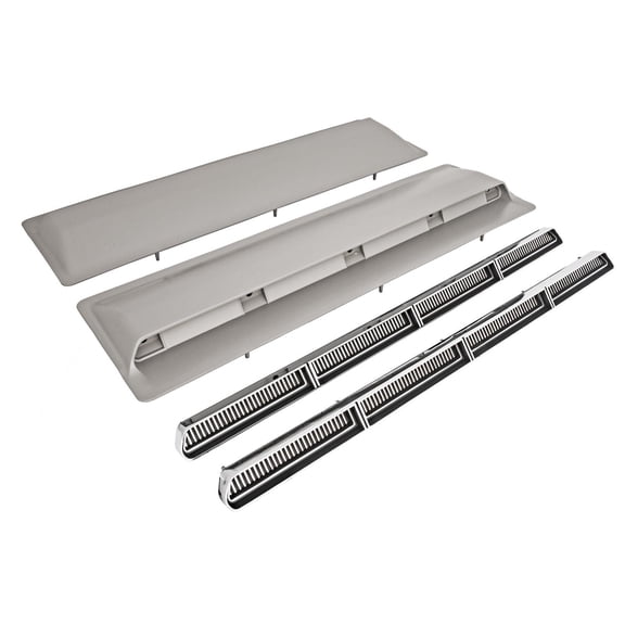 JEGS Hood Inserts w/ Housings 1966 Chevrolet Chevelle SS, El Camino SS, Malibu SS