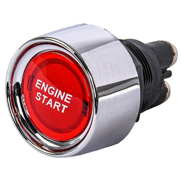 JEGS Push-Button Starter Switch, 50 Amps. 12V, 7/8"