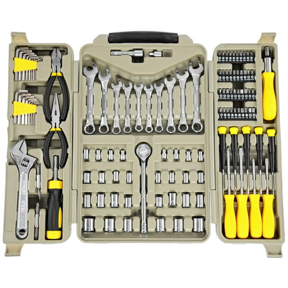 JEGS Tool Set with Carry Case Automotive Specialty Tools, 123 Piece, 19.50"
