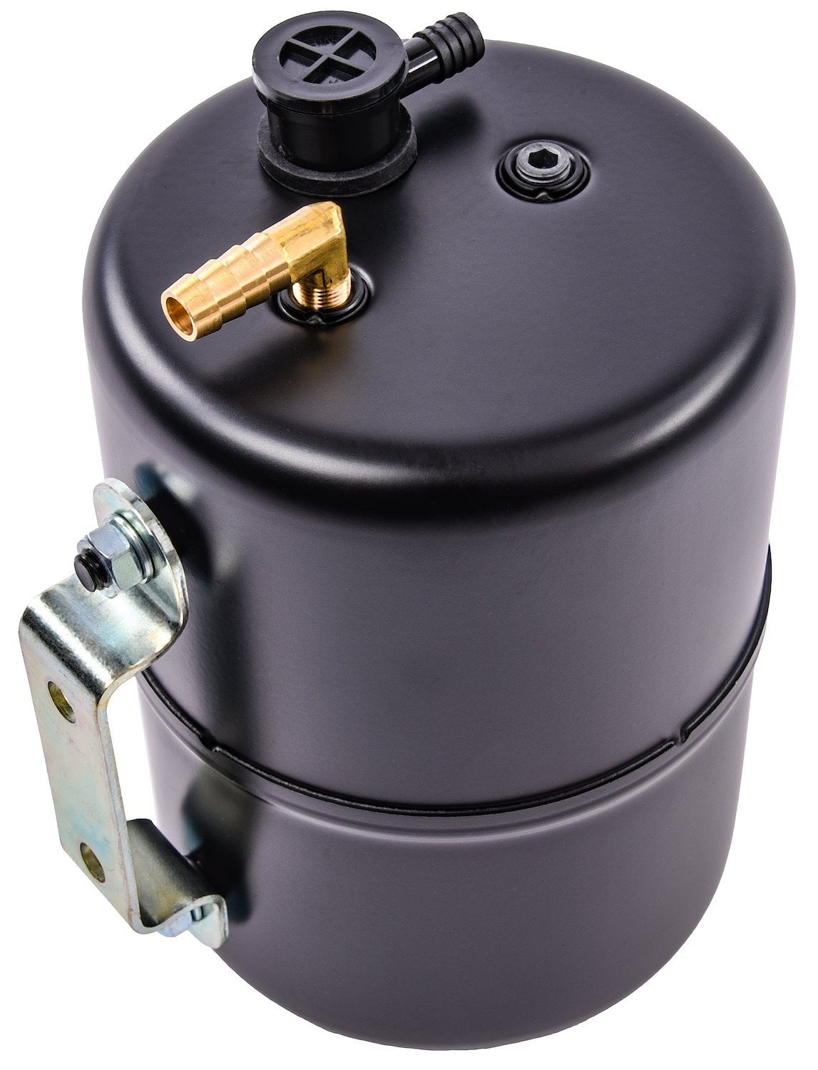 JEGS Vacuum Reserve Canister, 5x7 in, Steel, Black