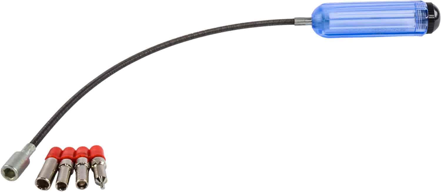 JEGS W1187 Carburetor Adjuster Tool GM & Chrysler 111/2 Flexible Shaft