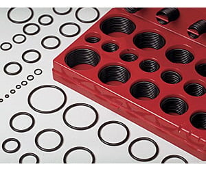 JEGS W5202 O-Ring Assortment SAE Rubber 407 Pieces 32 Sizes