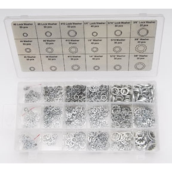 JEGS Lock Washer Assortment [720-Pieces]