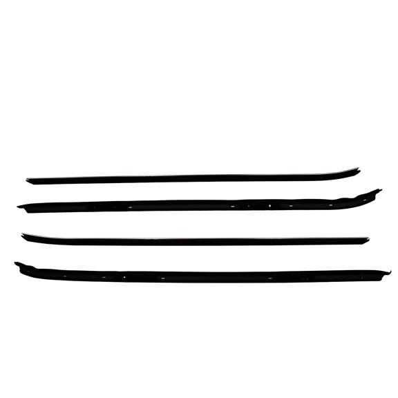 JEGS Window Guide Felt Kit for 1970-1981 Chevy Camaro, Pontiac Firebird w/Special Ext. Door Moldings [4-PC Original Style Material]