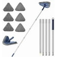 thumbnail image 1 of Wall Cleaner Mop with Long Handle 82 Inches, 3-in-1 Ceiling Cleaning Tool Duster with 6 Replacement Microfiber Chenille Pads for Painted Walls, Window, Floor, Baseboard, 1 of 10