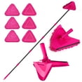 thumbnail image 1 of JEHONN Wall Mop with 80 inches Long Handle (Rose Red), 1 of 7