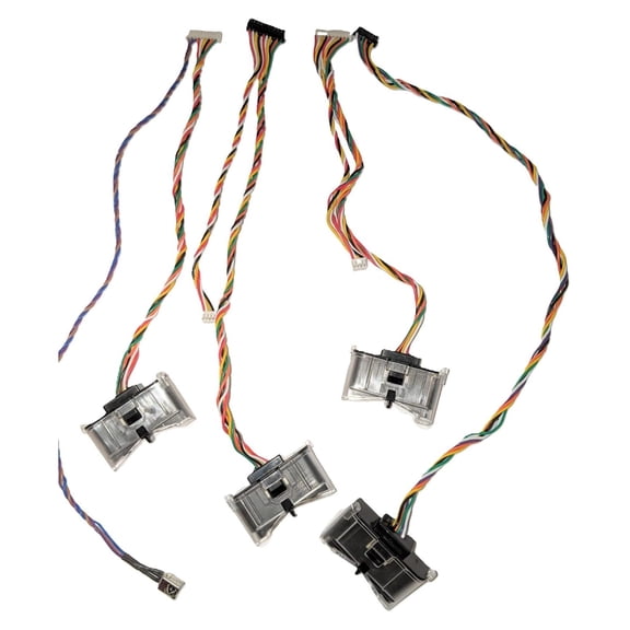 JEK Enterprises, Inc Robot Vacuum Cliff Sensor Set, Drop Infrared Sensor Set - RV1001AE UR1005AE RV1101ARUS UR1105ARUS, Black