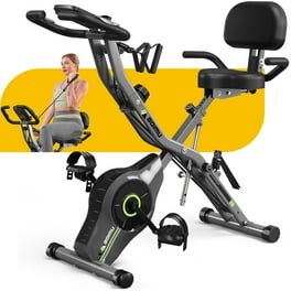 Free Shipping pooboo 4in1 Foldable Exercise Bike Indoor Cycling Bike Magnetic Stationary Bike Fitness Gym Workout 300lb Walmart