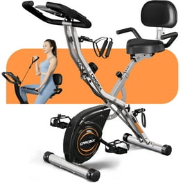DEELLEEO Home Gym Exercise Bike Stationary Indoor Cardio Training Cycle Bikes with Comfortable Seat Cushion Arm with Backrest Walmart