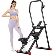 JELENS Stair Stepper for Home Gym Exercise, Compact Folding Cardio Exercise Climber for Full-Body Workout, Vertical Climber Machine with Adjustable Handlebar & Pedals, Extended Step Range Design