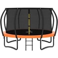 thumbnail image 1 of JELENS Trampoline 8FT 10FT 12FT 14FT 16FT, Recreational Trampolines with Enclosure Net and Ladder, Outdoor Anti-Rust Trampolines for Kids and Adults, 1 of 7
