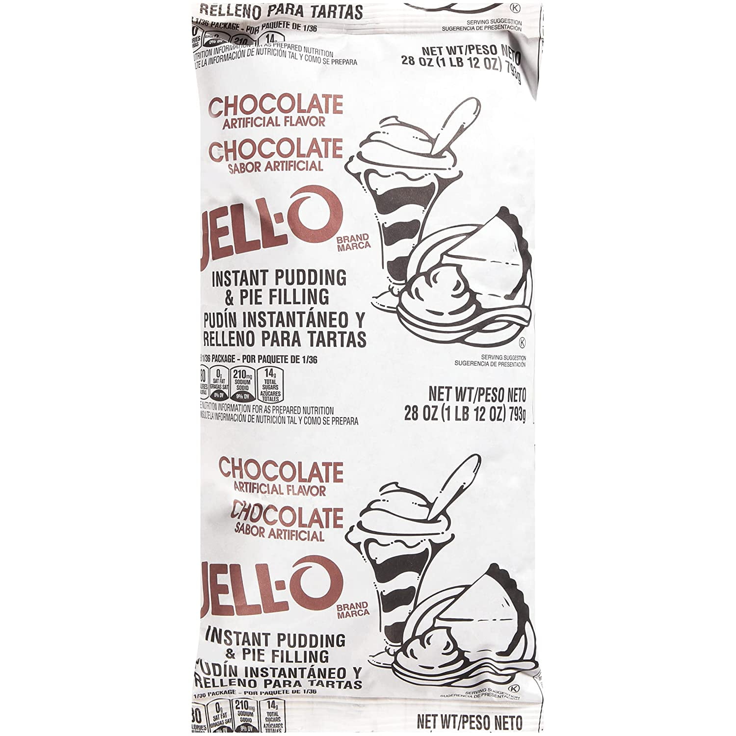 Instant Pudding Box JELL-O Instant Vanilla Pudding & Pie Filling Mix (28 oz Boxes, Pack of ...