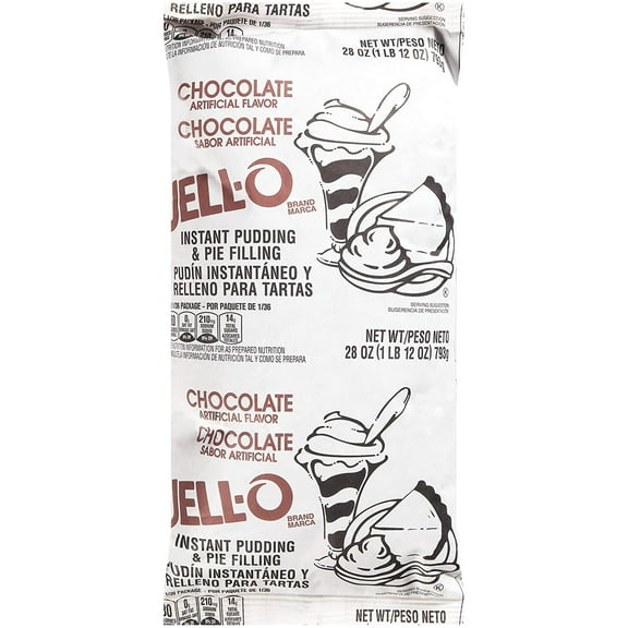 JELL-O Instant Vanilla Pudding & Pie Filling Mix (28 oz Boxes, Pack of 12)