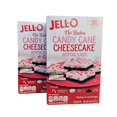 thumbnail image 1 of JELL-O No Bake Candy Cane Cheesecake, 10.4 oz (2 pack), 1 of 5