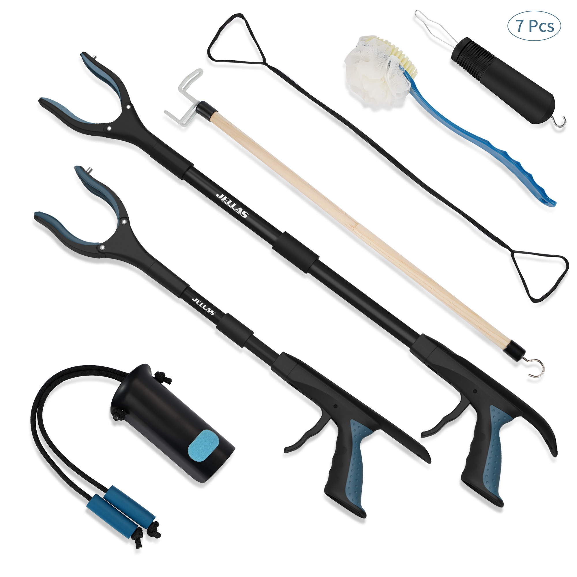 Essential Medical Supply Deluxe Hip Kit with Sock Aid, Sponge, Shoehorn