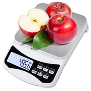 JELLOO 5000g x 0.01g Rechargeable Digital Lab Scale, LCD Display Precision Analytical Balance, Jewelry & Scientific Scale for Laboratory, Kitchen & Food Measurement