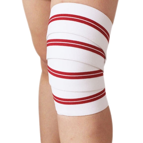 JELLOO 78" Elastic Knee Wraps | Breathable Squat Support Straps for Powerlifting Weightlifting & Gym Workouts