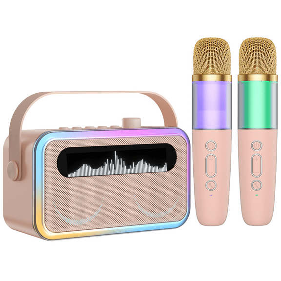 JELLOO AI Smart Lyrics Display Bluetooth Speaker, Outdoor Speaker, Karaoke Bluetooth Speaker, Clock Card Speaker