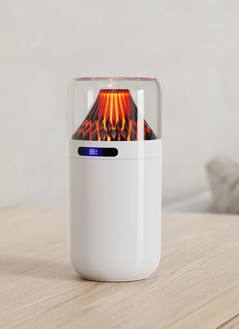 JELLOO Car Humidifier, Can Add Aromatherapy Essential Oil, Night Light, Water and Power Off Automatic Shutdown Protection, Suitable for Car Living Room Room Office
