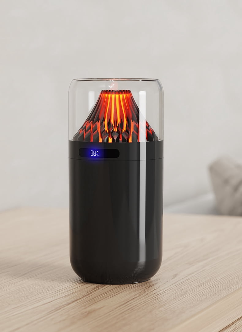 JELLOO Car Humidifier, Can Add Aromatherapy Essential Oil, Night Light, Water and Power Off Automatic Shutdown Protection, Suitable for Car Living Room Room Office
