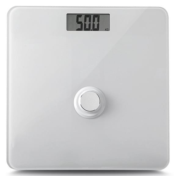 JELLOO Digital Bathroom Scale for Body Weight High Accuracy Weighing Scale for Weight Loss Large Weight Scale with Ultra-Wide Platform LCD Display Measure up to 400lb