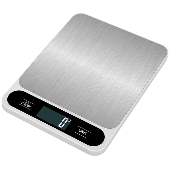 JELLOO Digital Kitchen Food Scale with 5kg/1g High Precision Bakery Scale, Mini Gram Scale Weight Grams & Ounces for Baking Cooking Coffee Waterproof Stainless Steel Food Scale