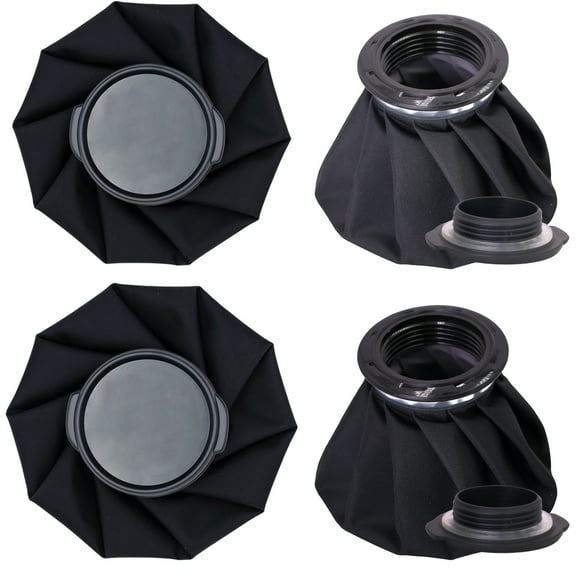 JELLOO Ice Bag 4 Packs Reusable Ice Packs for Injuries Hot Water Bags Cold Packs