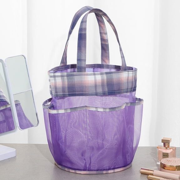 JELLOO Mesh Beach & Bath Storage Tote | Large-Capacity Multi-Pocket Organizer | Top Thanksgiving & Christmas Gift Pick