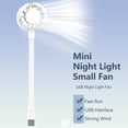 thumbnail image 1 of JELLOO Mini Handheld Fan Personal Fan for Rechargeable Hand Held Fan for 80° Rotation USB Rechargeable Laptop Fan with Speed Adjustable Personal Desk Fan with 4-Speed For Travel, 1 of 7